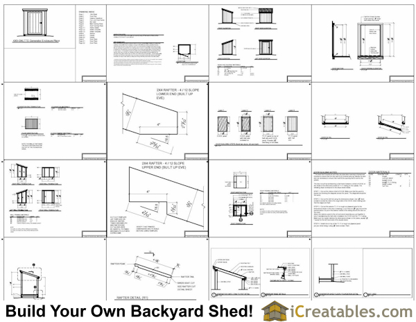 4x5 generator enclosure plans