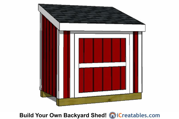 4x6 Generator Shed Plans - DIY Generator Enclosure - iCreatables