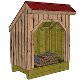 Firewood Shed Plans