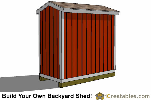 4x8 Backyard Shed Plans | iCreatables.com