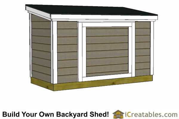 4x8 short shed plans