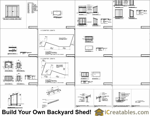 4x8 generator shed plans