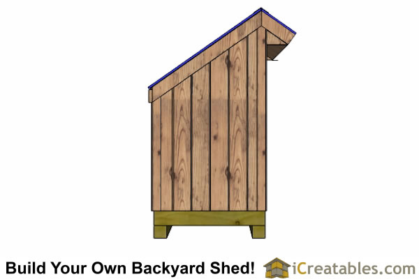 4x8 Firewood Shed Plans - Outdoor/Garden Sheds - iCreatables