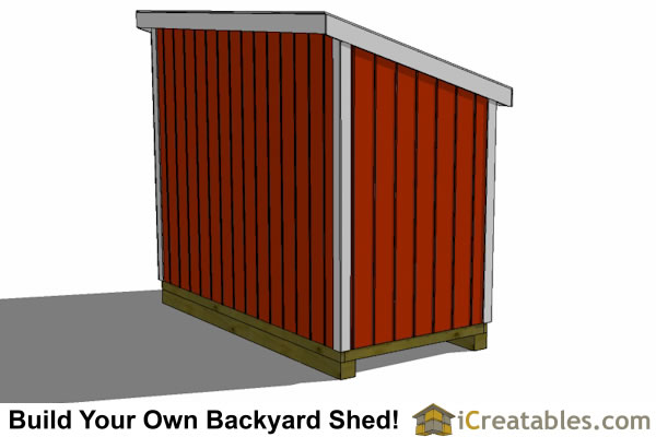 5x10 Lean To Shed Plans | Lean To Shed PLans To Build From