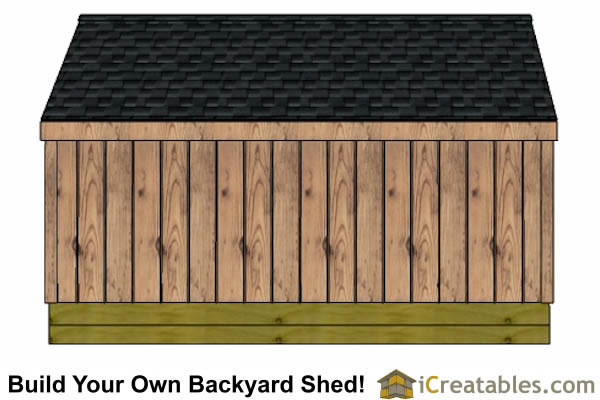 5x12 Firewood Shed Plans - iCreatables.com