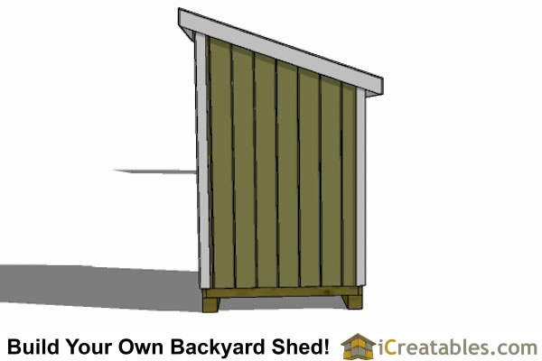 shed plans - 5x10 lean to shed plans end door - now you