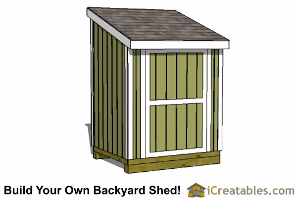 5x6 lean to shed