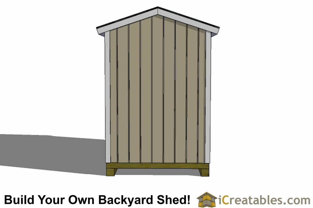 6x10 Shed Plans 6x10 Storage Shed Pre-Hung Door