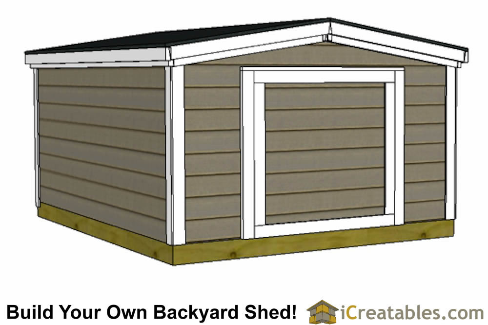 6x10 6 foot tall shed plans