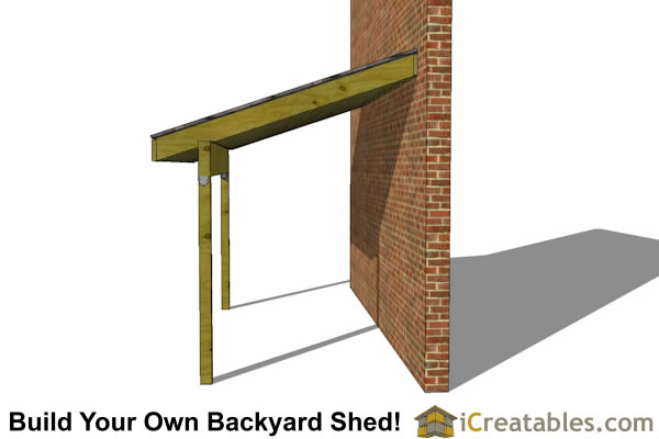 6x12 Lean To Shed Plans  6x12 Lean To Open Side Shed Plans