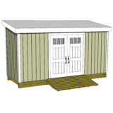 Lean To Shed Plans - Easy to Build DIY Shed Designs