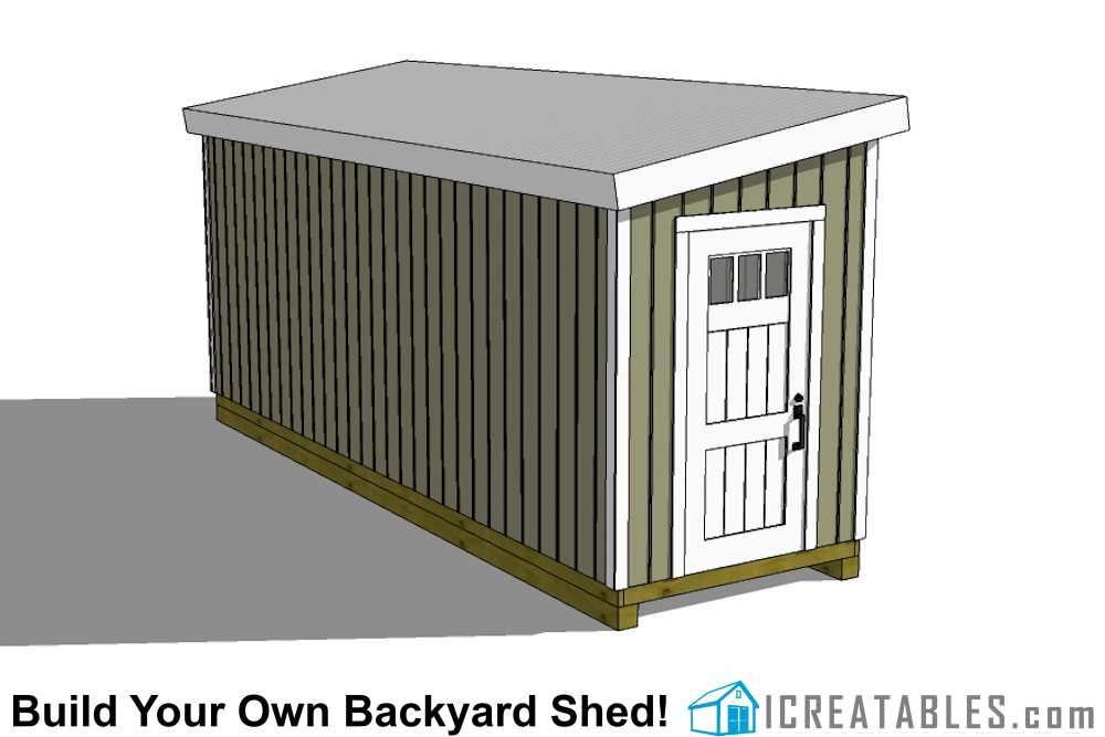 6x16 Lean To Shed Plans