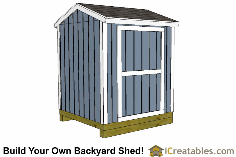 6x6 shed plans 6X6 Storage Shed Plans icreatables.com