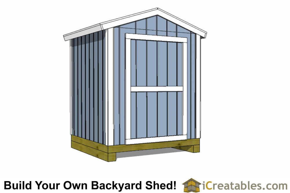 6x8 shed plans gable shed