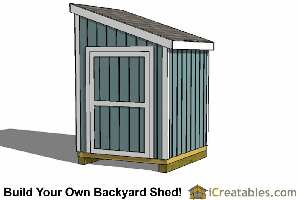 6x6 Lean To Shed Plans 6x6 Backyard Shed Design