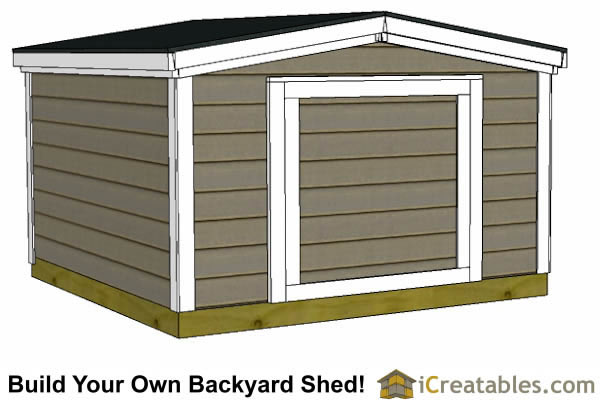 6x6 6 foot tall shed plans