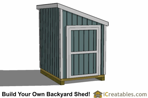 6x8 Lean To Shed Plans | icreatables.com