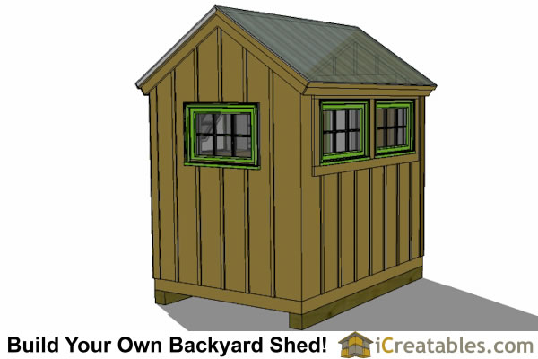 6x8 Greenhouse Shed Plans Storage Shed Plans 