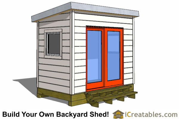 6x8 Shed Plans | 6x8 Storage Shed Plans | Icreatables.com