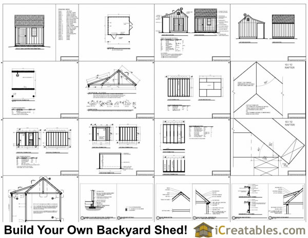 8x10 Shed Plans With Porch | Cape Cod Shed | New England Shed