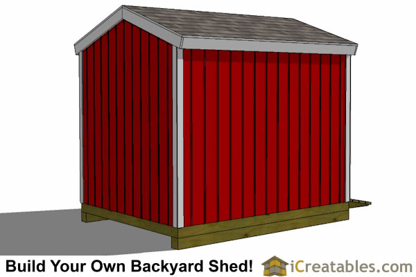 8x10 Delux Shed Plans | Storage Shed Plans | Garden Shed 