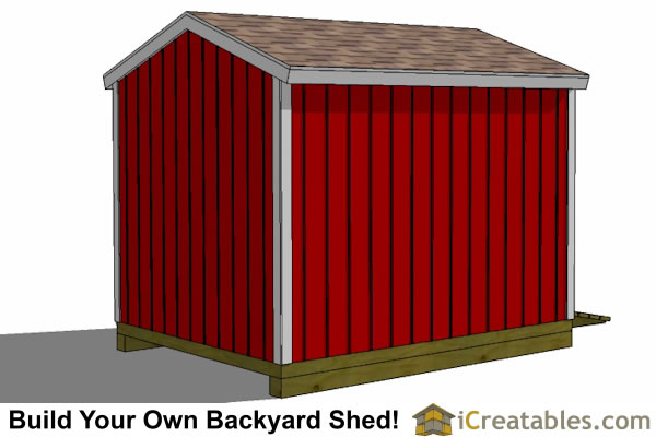 8x10 Shed Plans | Storage Shed | Build a Shed | icreatables.com