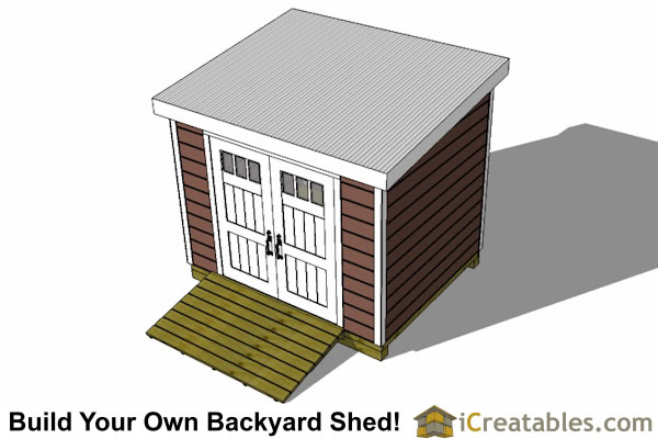 7x10 Lean To Shed Plans Storage Shed Plans icreatables.com
