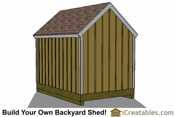 8x12 Cape Cod Shed Plans Storage Shed Plans icreatables.com