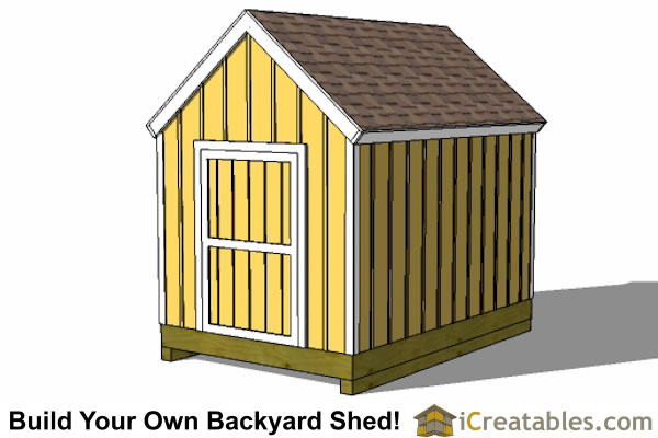 8x12 Cape Cod Shed Plans Storage Shed Plans icreatables.com