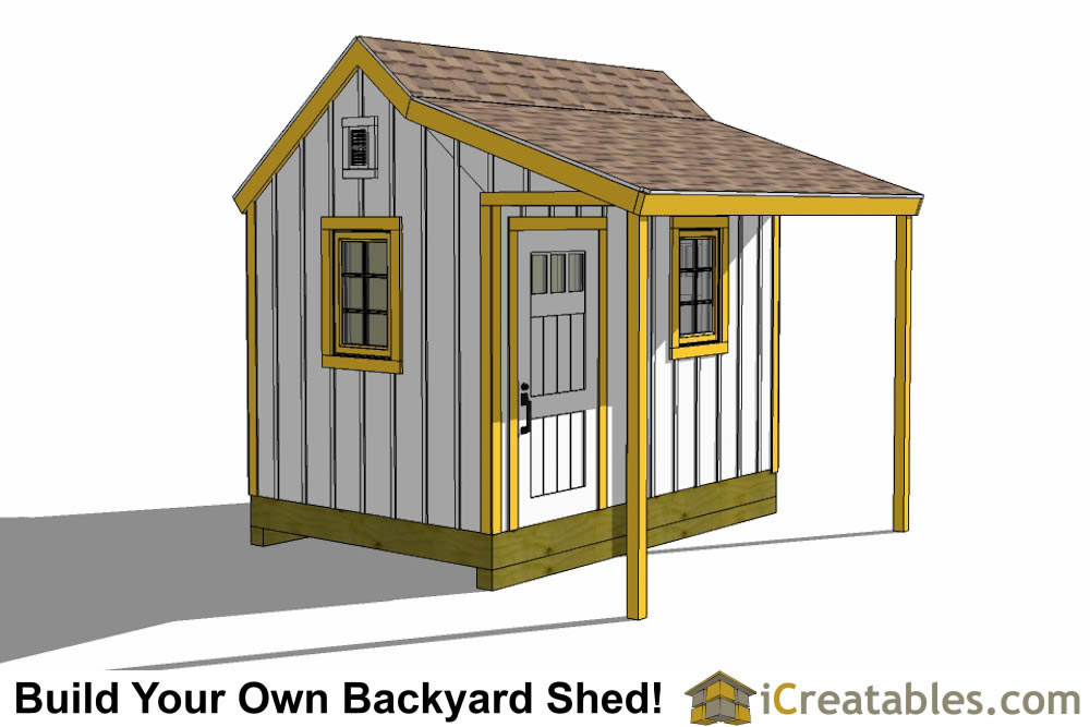 8x12 Shed Plans with Porch Cape Cod Shed New England Shed