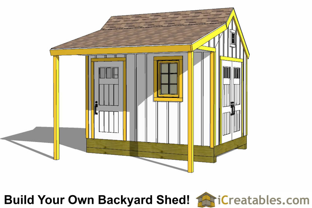 8x12 Shed Plans with Porch Cape Cod Shed New England Shed