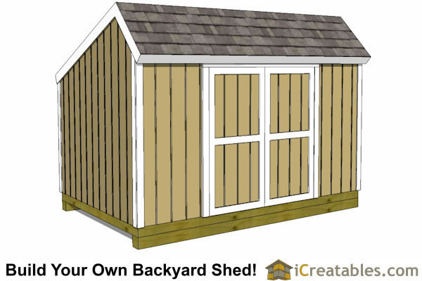 Saltbox Shed Plans - Build Your Own Backyard Storage Shed