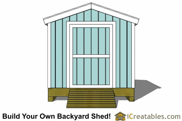 8x12 Shed Plans | Storage Shed Plans | icreatables.com