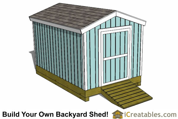 8x12 Shed Plans | Storage Shed Plans | icreatables.com