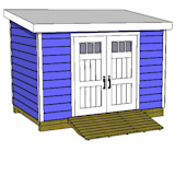 Lean to Storage Shed Plans