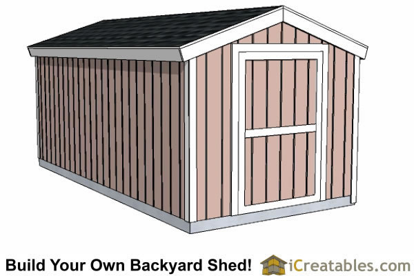 8x16 short shed plans