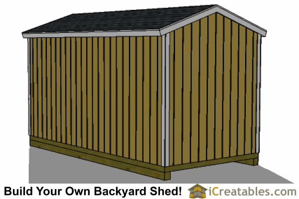 8x10 shed plans materials list - youtube