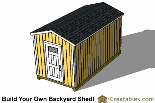 8x16 Shed Plans Tall Shed Plans Storage Shed Plans