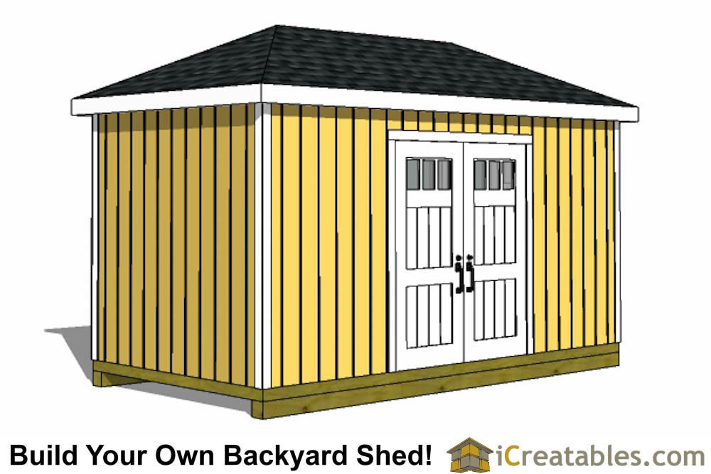 12x16 garden shed plans
