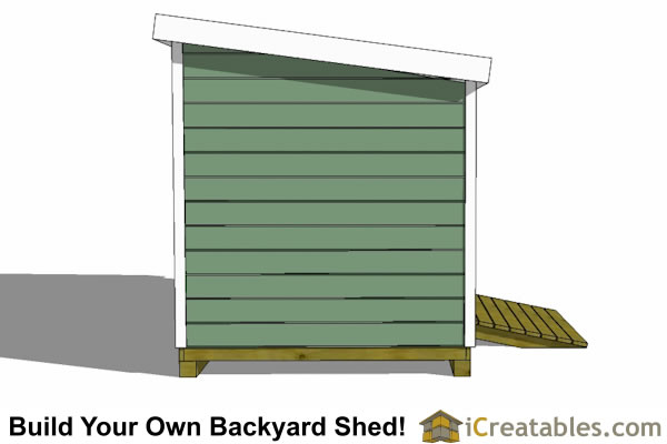 8x14 Lean To Shed Plans | Storage Shed Plans | iCreatables.com