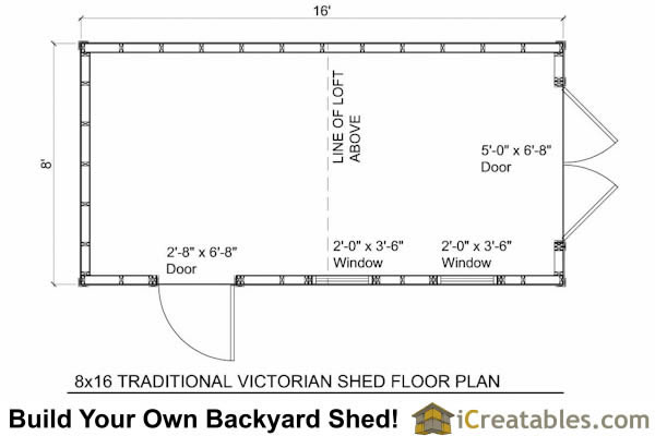 8x16 shed building section 8x16 traditional shed plans include the