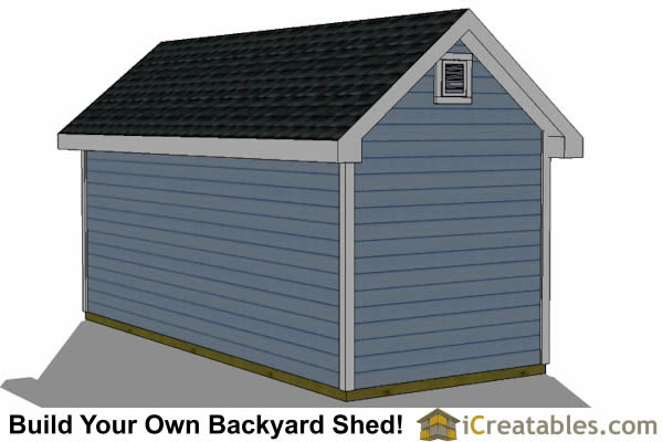 8x16 Traditional Victorian Backyard Shed Plans ...