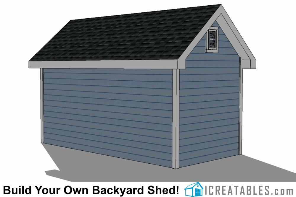 8x16 shed plans with dormer icreatables.com