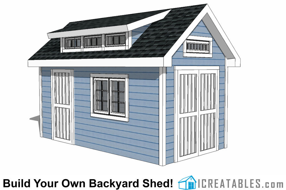 dormer shed plans - designs to build your own shed with a