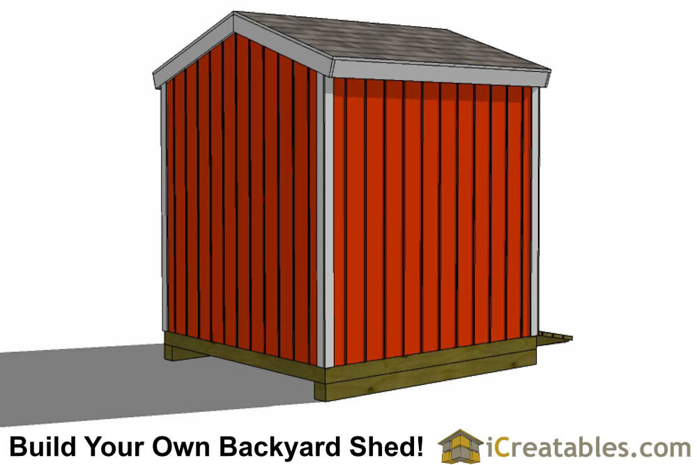 8x8 shed plans top