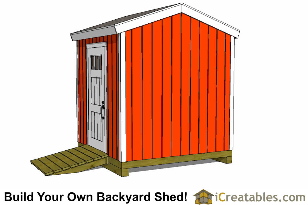 8x8 Backyard Storage Shed Plans