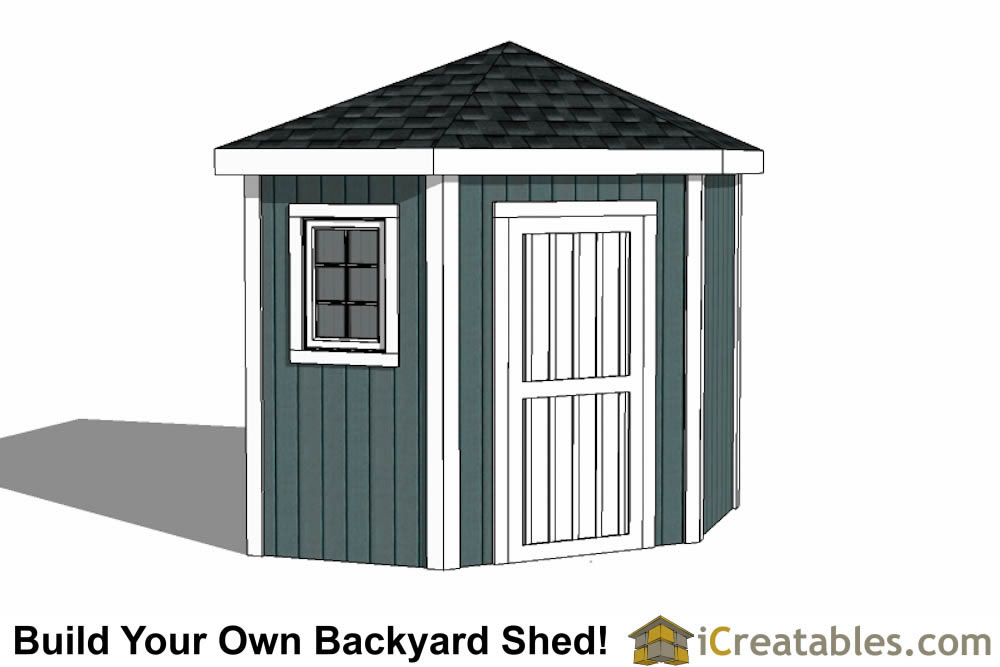 5 Sided Corner Shed Plans