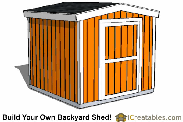8x8 short shed plans
