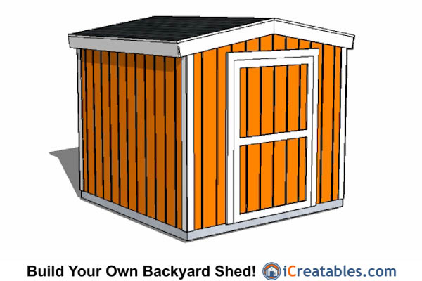 8x8 Storage Shed Plans - Easy to Build Designs - How to ...