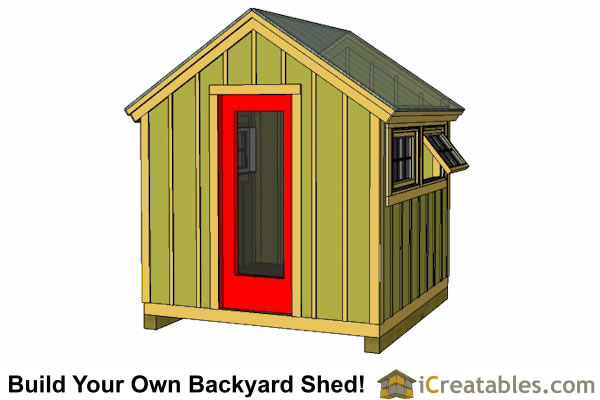 12'x8' shed plans | Build a shed